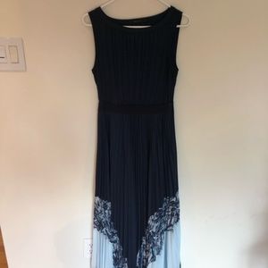 BCBG NAVY MAXI DRESS